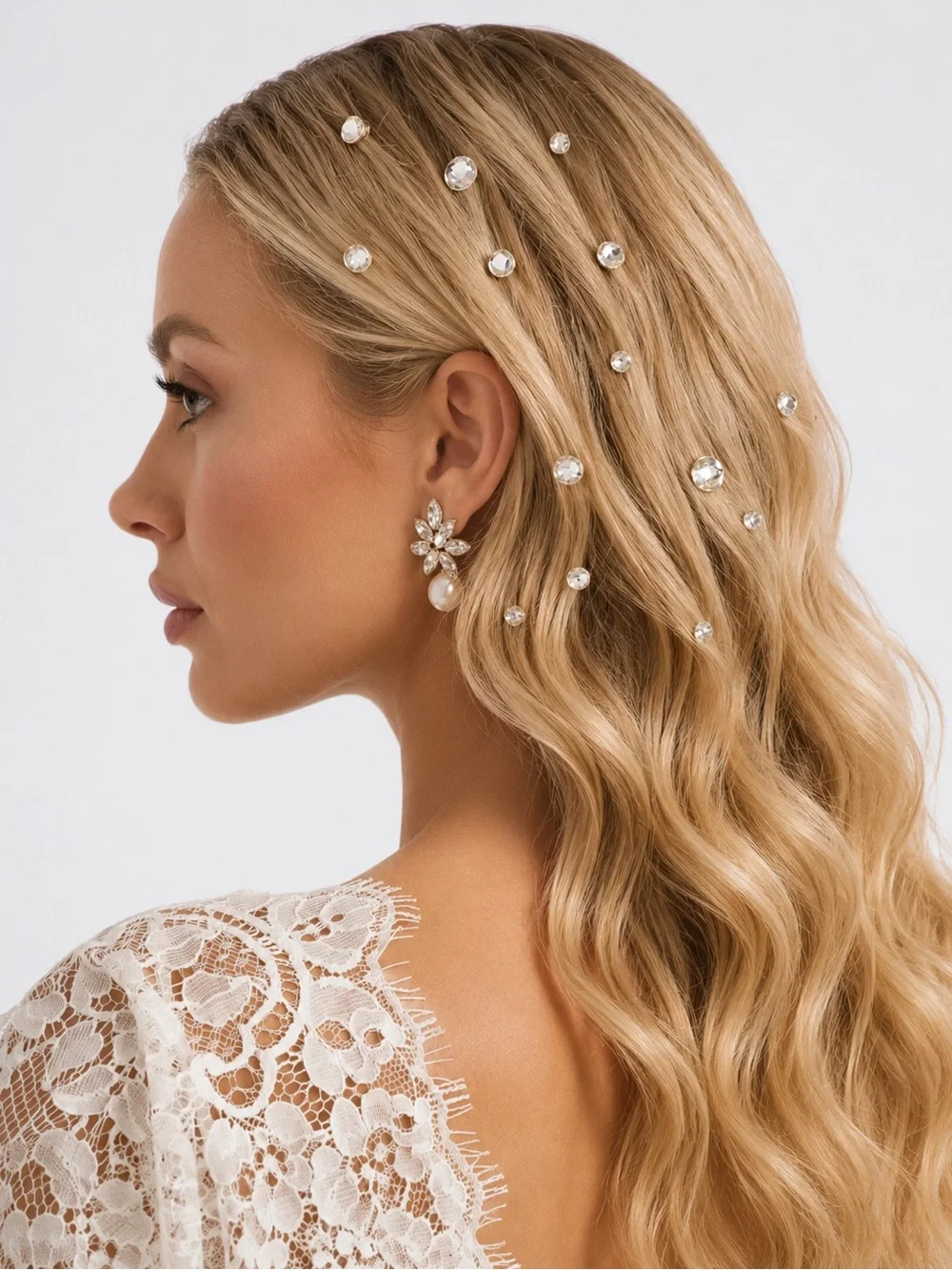 Handmade delicate clear